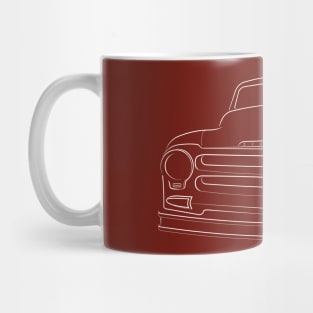 Studebaker Truck - front stencil, white Mug